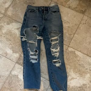 mom jeans from hollister, too big on me worn a few times